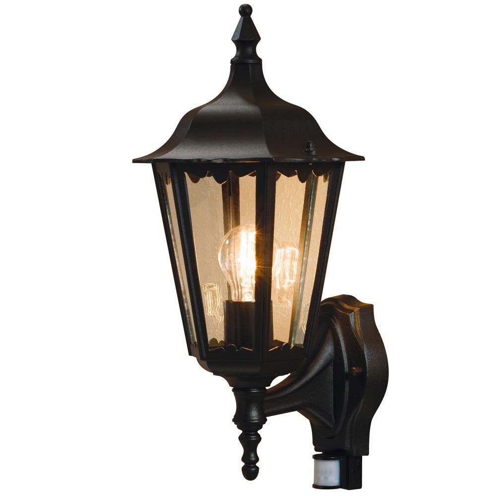 Firenze Sensor Yttre vägglampa svart