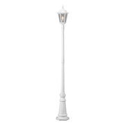 Firenze stilys lanterne hvid 220cm, elegant havelampe i klassisk design.