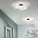 Desideria LED-Halterung Wand & Decke (ohne Glas) in modernem Raumdesign mit eleganten Leuchten.