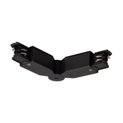 FlexVerbinder für S-Track 3P.Schiene Schwarz, schwarzer flexibler Verbinder für Hochvolt-3Phasen-Aufbauschienen