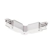 FlexVerbinder für S-Track 3P.Schiene Weiß für flexible Verbindung von 3-Phasen-Schienensystemen