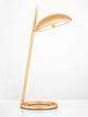 Flute LED Tischleuchte H 53cm 3000K mit elegantem, goldfarbenem Design und modernster LED-Technologie.