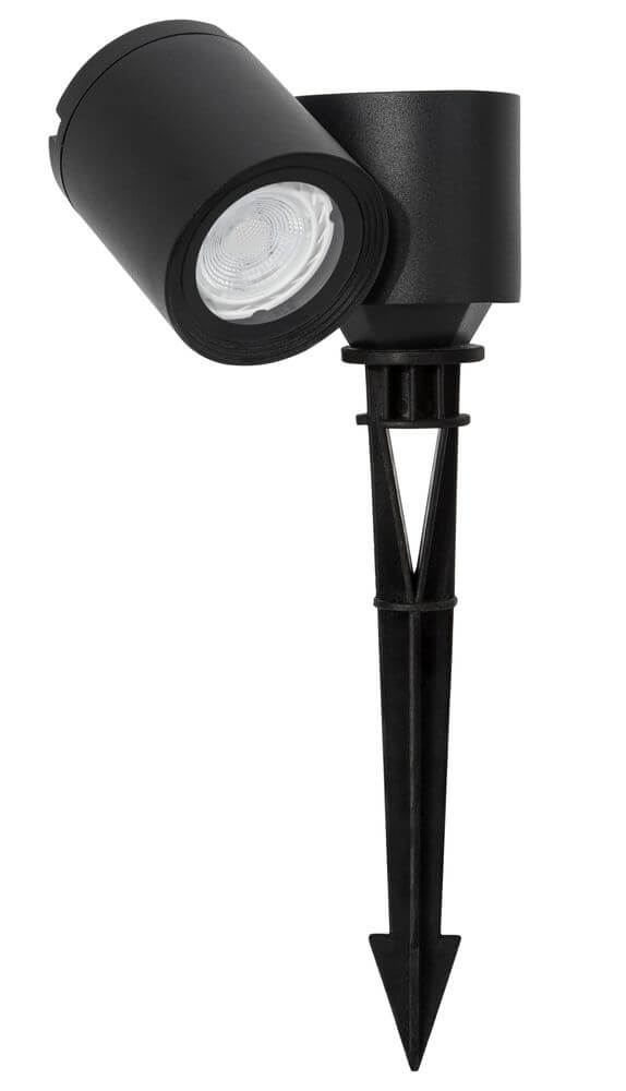 Focus Außenspießleuchte Schwarz IP54 mit modernem Design für den Garten