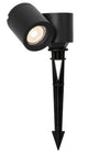 Focus Außenspießleuchte Schwarz IP54 mit modernem Design für den Garten.