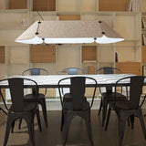 Fonovia LED Office suspendu lampe 156 cm Sound Absorbant Gris