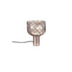 Forestier Antenna Tischleuchte mit geometrischem Design und metallischem Maschengewebe.