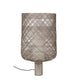 Forestier Antenna Tischleuchte mit geometrischem designtem Metall-Maschenleuchtenschirm.