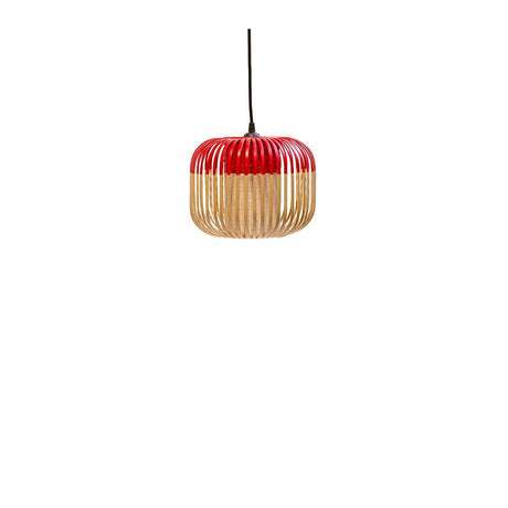 Forestier Bamboo Light pendant light - Modern pendant light with two-tone lampshades made of bamboo.
