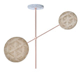 Chanpen Structure 2-bulb ceiling light