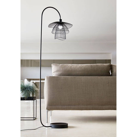 Forestier design floor lamp Papillon 145cm with an elegant, airy silhouette in a modern living space.