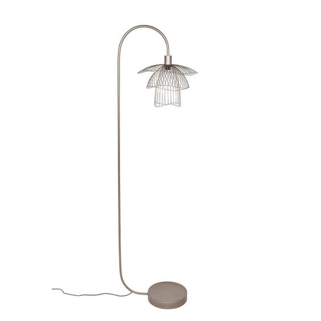 Forestier design floor lamp Papillon 145cm with an airy, light silhouette and elegant lampshade.