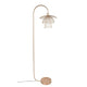 Forestier Design-Stehlampe Papillon 145cm mit luftiger Silhouette und poetischem Lampenschirm aus Metalldraht.