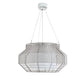 Forestier Hängelampe Mesh Ø 65cm in modernem Drahtdesign, schwebend mit elegantem Licht.