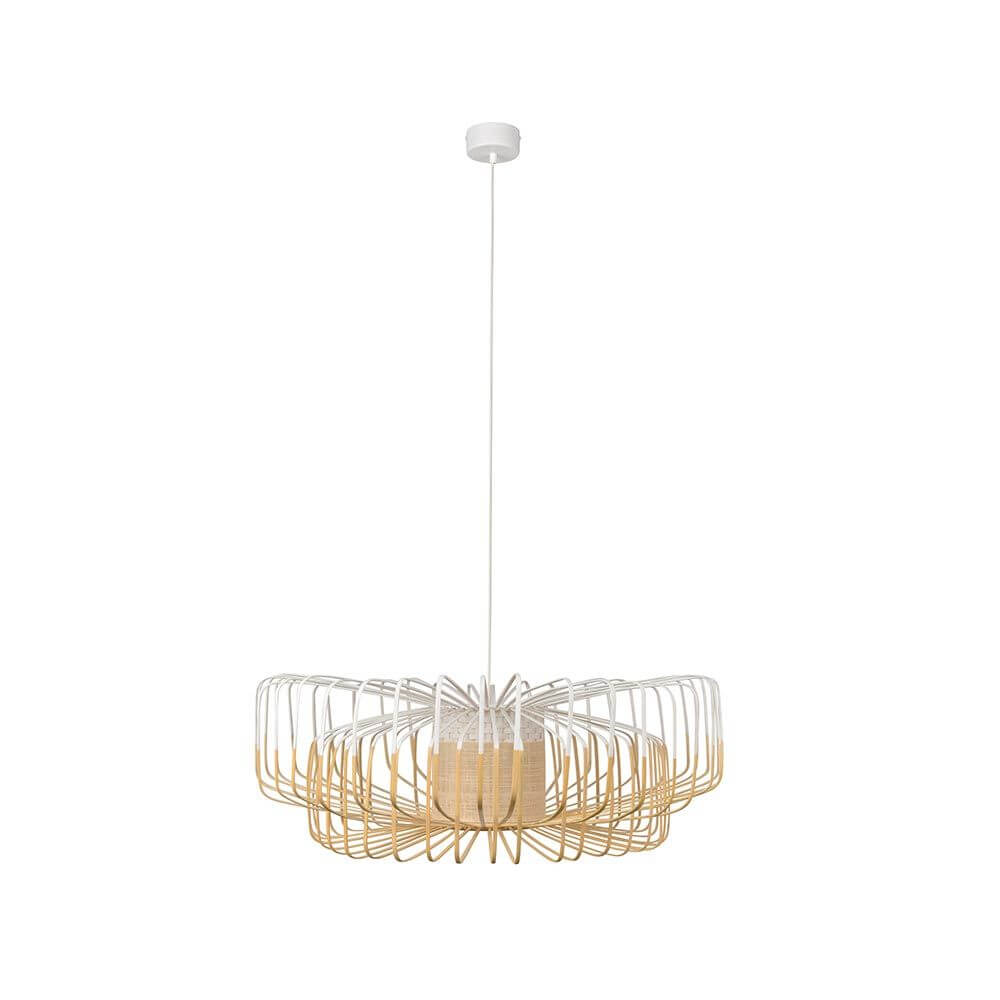Forestier Hängeleuchte Bamboo Ø 80cm Up&Down in modernem Design mit Bambus und schicker Formgebung.