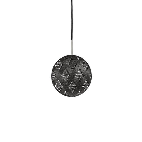 Forestier Chanpen Diamond pendant light in a round black design for stylish interiors.