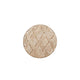 Forestier Lampenschirm Chanpen Diamond aus natürlichen Materialien in elegantem Design mit rattan und gewebten Bananenbaumfasern.