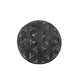 Forestier Lampenschirm Chanpen Hexagonal in Schwarz, gefertigt aus natürlichen Materialien mit elegantem Design.