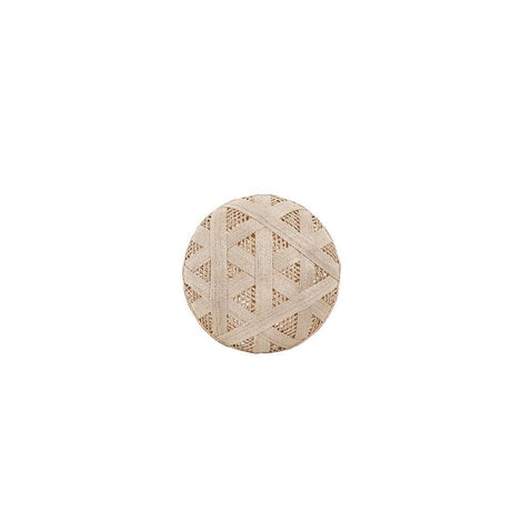 Forestier Lampenschirm Chanpen Hexagonal, runder, gewebter Lampenschirm mit natürlichem Design.