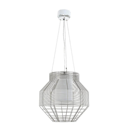 Forestier Mesh pendant light Ø 48cm with a modern, natural design and woven look.