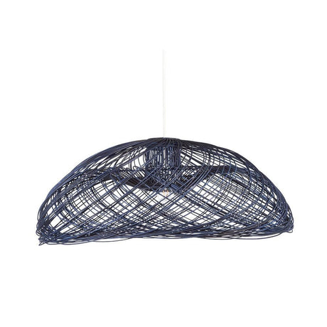 Forestier rattan pendant light Satelise in an elegantly shaped rattan look for stylish lighting.