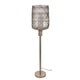 Forestier Stehlampe Antenna 160cm mit modernem Design und verwobenen Eisenbändern, ideal für Wohnzimmer und Schlafzimmer.