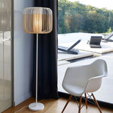 Skogens djurgolvlampa bambu ljus 150 cm