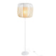 Forestier Stehlampe Bamboo Light 150cm mit Bambus- und Metallschirm in modernem Design.