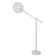 Forestier Stehlampe Chanpen Diamond mit Marmorfuß in modernem Design für kreative Beleuchtung im Wohnraum.