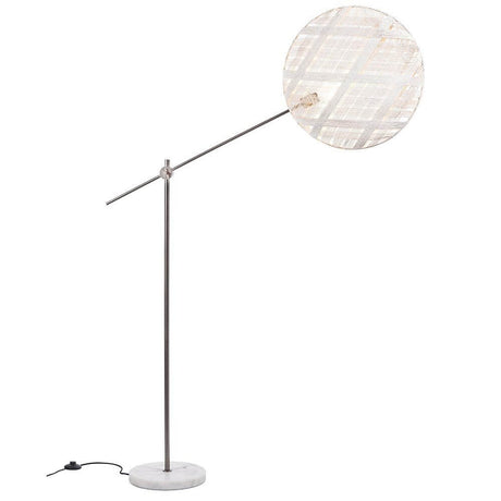 Forestier floor lamp Chanpen Diamond with marble base made of high-quality material for creative living space lighting.