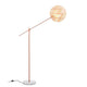 Forestier Stehlampe Chanpen Diamond mit Marmorfuß, elegante Stehleuchte in modernem Design.