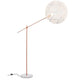 Forestier Stehlampe Chanpen Diamond mit Marmorfuß in modernem Design, elegant und kreativ für jeden Wohnraum.