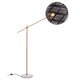 Forestier Stehlampe Chanpen Diamond mit Marmorfuß, elegante Lichtquelle für Wohnräume.
