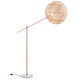 Forestier Stehlampe Chanpen Diamond mit Marmorfuß, moderne Beleuchtung für Wohnzimmer, elegantes Design