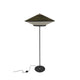 Forestier Stehlampe Cymbal 150cm in modernem Design mit luxuriösem Velours Lampenschirm.