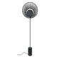 Forestier Stehlampe Oyster 145cm mit runder Lampe und designerähnlichem Erscheinungsbild.