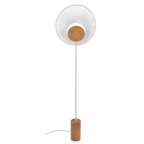 Forestier Oyster floor lamp 145 cm with a modern design and indirect light.