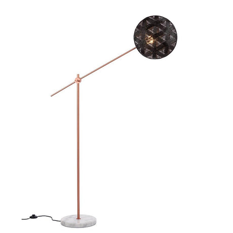 Forestier floor lamp Chanpen Hexagonal with a modern design and creative lighting for living spaces.