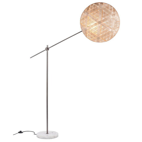 Forestier floor lamp Chanpen Hexagonal in a modern design with decorative light.