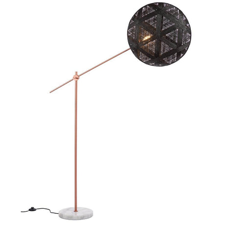 Forestier floor lamp Chanpen Hexagonal with an elegant design and creative lighting for living spaces.