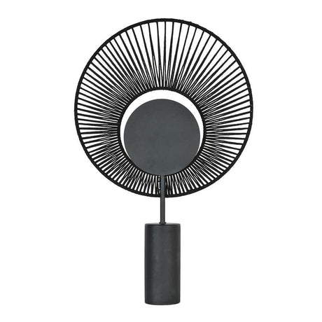 Forestier Tischlampe Oyster 65cm mit Metallring-Schirm und blende-free Lichtdesign