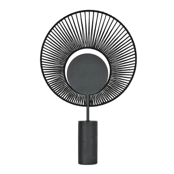 Forestier Tischlampe Oyster 65cm mit Metallring-Schirm und blende-free Lichtdesign