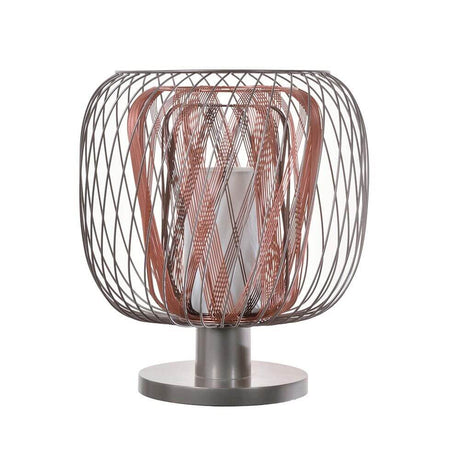 Forestier table lamp Bodyless with woven metal and white diffuser, modern design for stylish lighting.