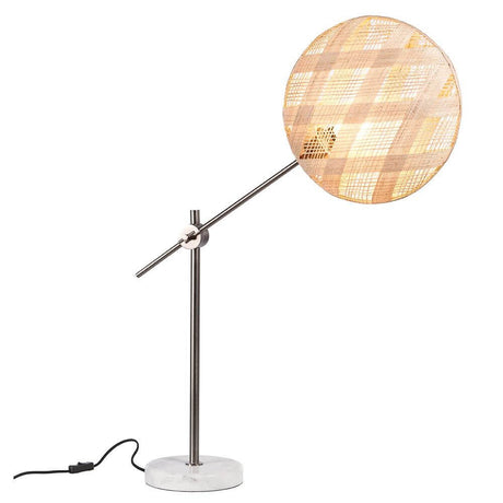Forestier table lamp Chanpen Diamond with marble base in modern design and bright light.