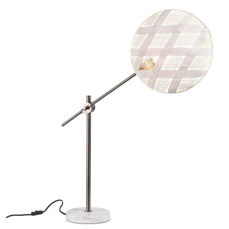 Forestier table lamp Chanpen Diamond with marble base in modern design and dimmable light.
