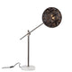 Forestier Tischleuchte Chanpen mit Marmorfuß, elegante Tischlampe mit Kupfer- und Marmorbasis.