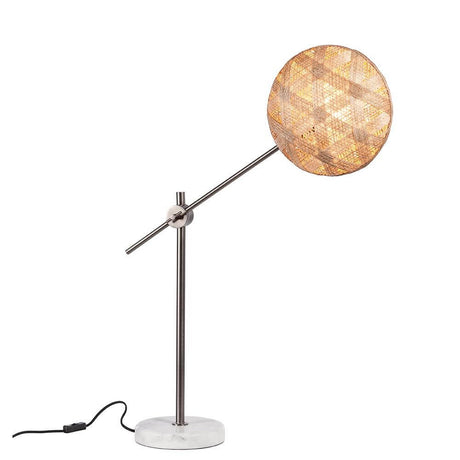 Forestier table lamp Chanpen with marble base - elegant table lamp with copper and marble elements.