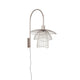 Forestier Wandleuchte Papillon 47cm in luftiger Silhouette mit elegantem Design und runder Ablage