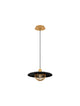 Fox Pendelleuchte Ø 33cm mit elegantem schwarzen und goldenen Design, ideal für moderne Innenräume.