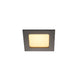Frame Basic LED Set Downlight Schwarz 6W 3000K inkl. Treiber, modernes und platzsparendes Design für Wände und Decken.