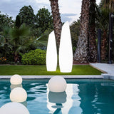 Fredo outdoor floor lamp cool white